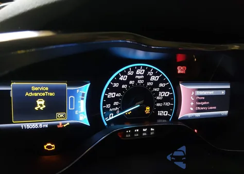 2013 Ford C-Max Hybrid Sel из США, поврежденный, VIN 1FADP5BU6DL539372